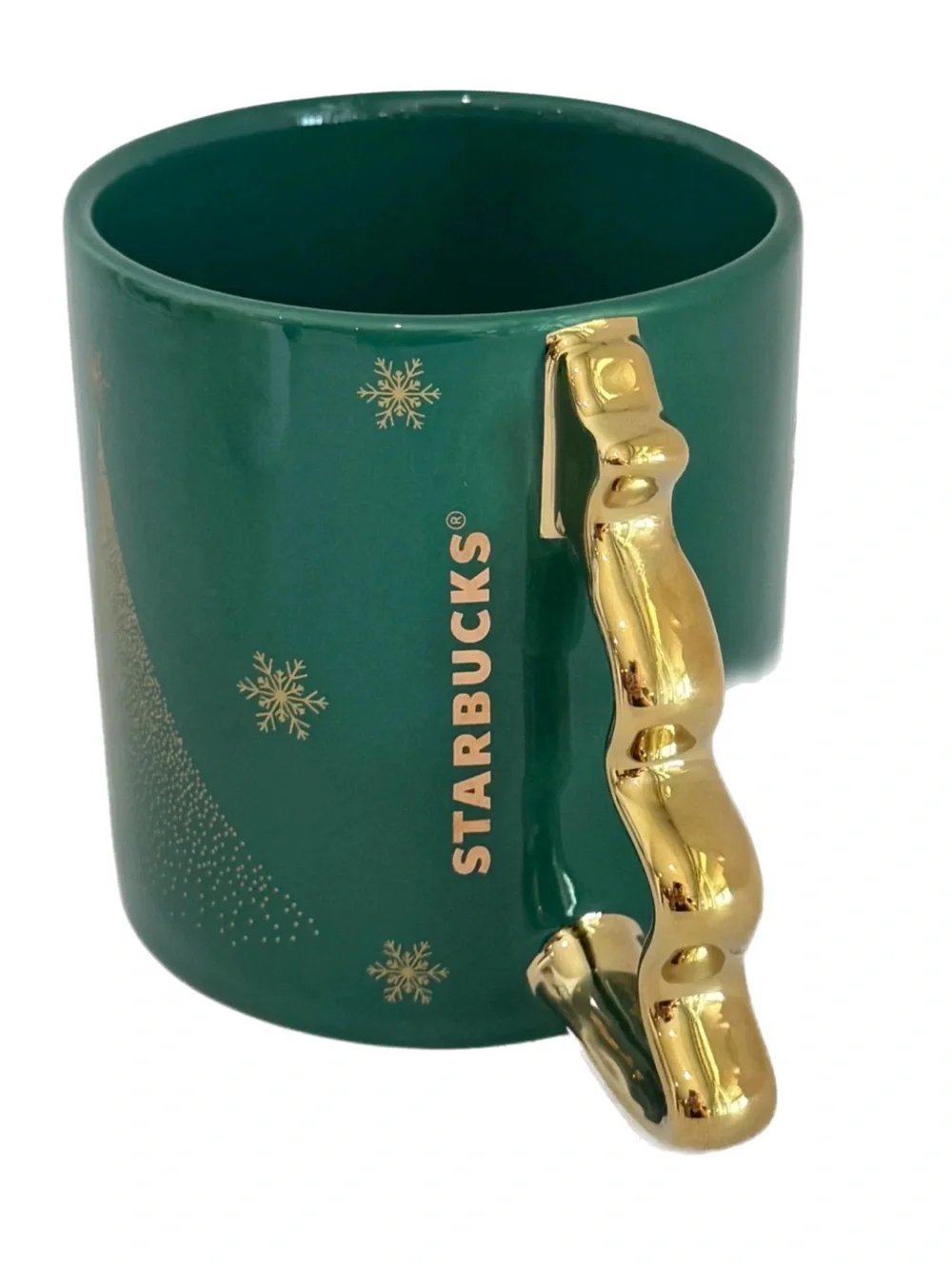 Starbucks Mag Holliday Green 12 oz 2025 Cap